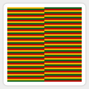 African Patterns with African Colors Sticker